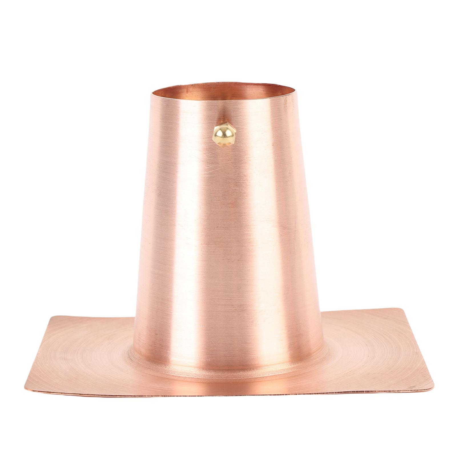 Rain Chain Gutter Adapter Metal Rain Catcher Chain Adapter for Installation Outside Gutters Downspout Pure Copper