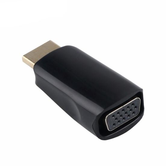 HDMI-compatible To VGA Adapter Male To Female High Clarity 1080P Audio Cable Converter for PC Laptop