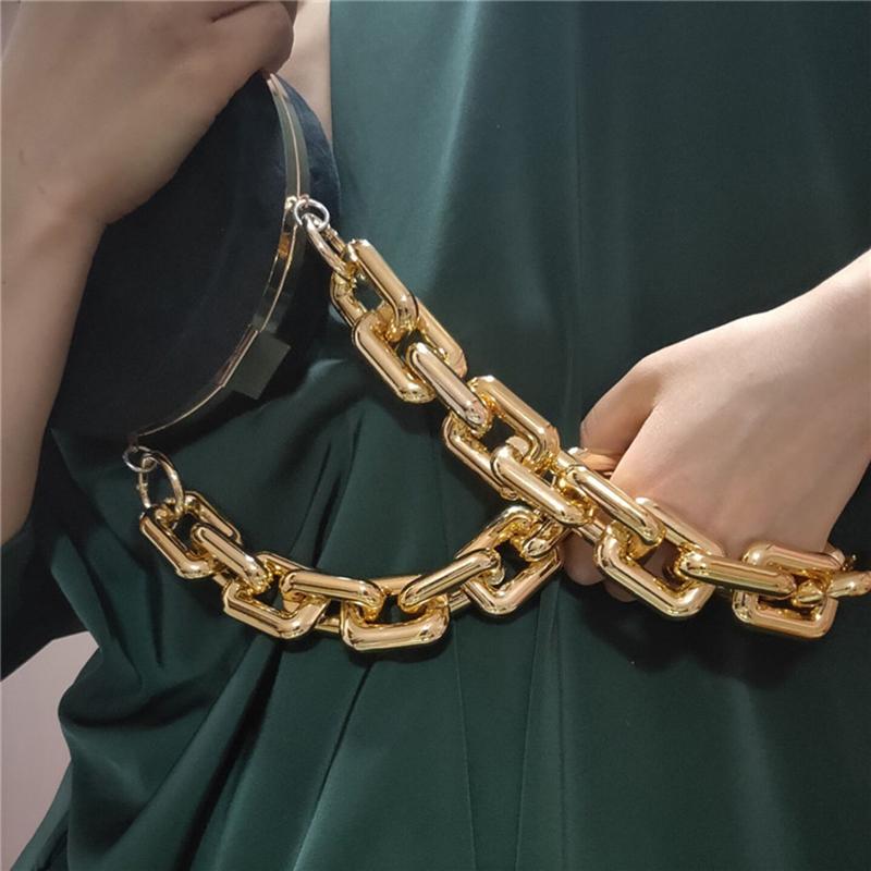 Versatile Bag Chain Wide Chain Golden Luxury Fashion Bag Accessories Fashion Hot Selling Bag Chain Atmosphere MIT