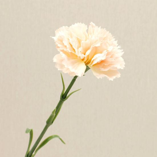 Artificial Carnation Realistic Fake Silk Flower Stem Wedding Party Indoor Outdoor Faux Flower Decoration Mother's Day Teachers' Day Gift