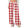 Women's Fleece Wide Leg  Elastic Waist Drawstring Loose Pants Drawstring Pajama Pants Sleepwear Trousers