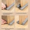 Anti-friction Self-Adhesive Door Bottom Seal Strip Sound Insulation Anti-Theft Windproof Waterproof Protection for Doors Windows