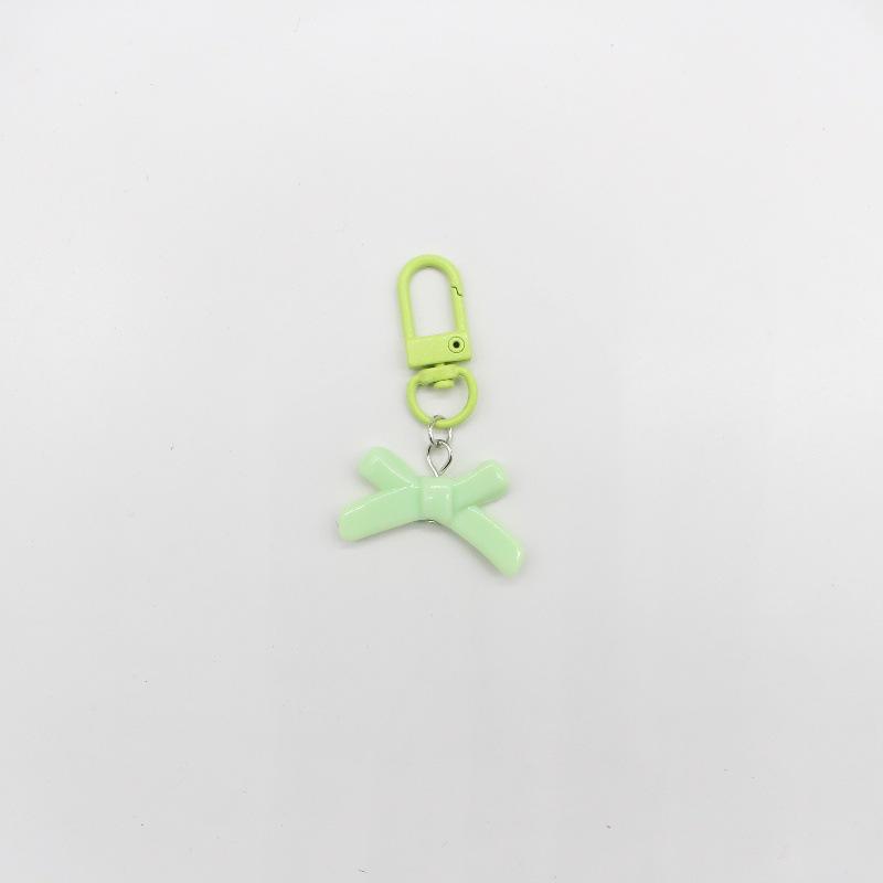 Colorful Bow Keychain & Earphone Pendant for Girls' Bags