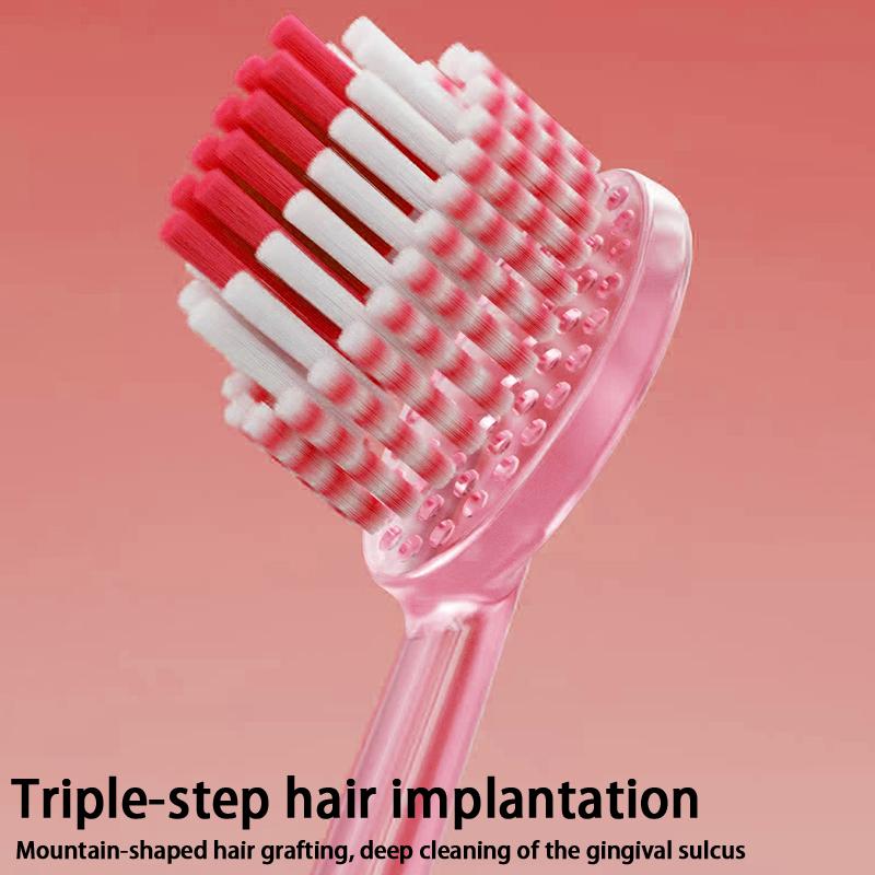Two Soft-Bristled Toothbrushes For Teeth Whitening Suitable For Children And Adults Oral Care