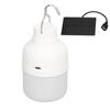 Solar Powered LED Bulb 40W 5000K 1500lm Portable LED Light Bulb with 3W 5V Solar Panel for Camping