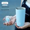AKS Portable Insulated Stainless Steel Coffee Mug