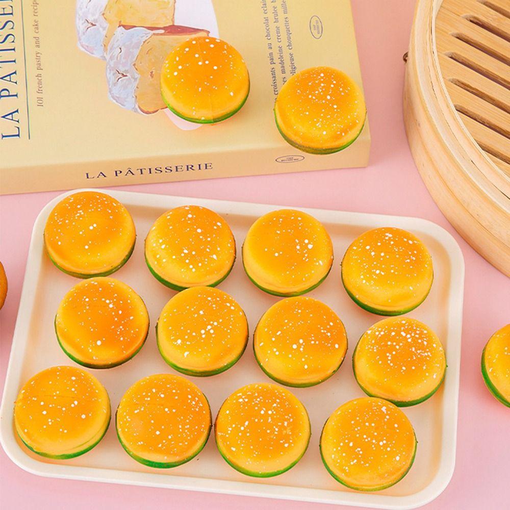 High Quality Gifts Tpr Pinch Toy Hamburger Slow Rebound Fidget Toy Stress Relief Delicious Food Simulation Hamburger Kids