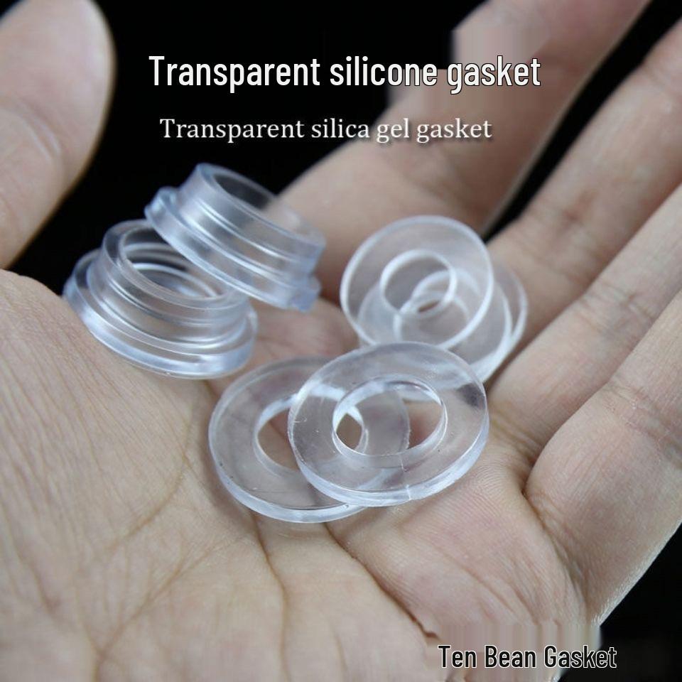 4-Minute Shower Head & Hose Kit: Flat/Round Washers, Silicone Gasket Accessories