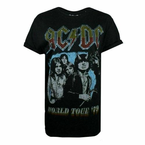 AC/DC Damen/Damen World Tour 79 T-Shirt günstig kaufen — Preis ...