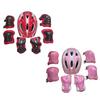 Kids Children Roller Skates Bike Safety Helmet Knee Elbow Wrist Guard Pad Set