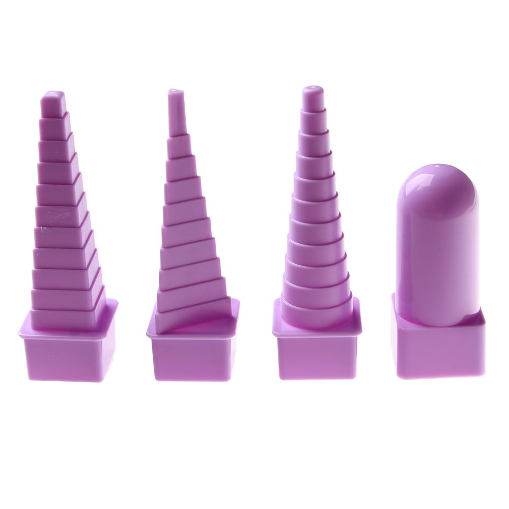 4pcs/set Quilling Plastic Tower Paper Craft Quilled Art Tool Bobbin