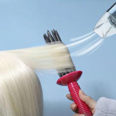 Hot Air Curler Comb Hot Air Styling Brush Hair Fluffy Curling Roll Comb Air Volume Comb Hair Styling Roll Curling Brush