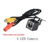 Car Rear View Camera Night Vision Reversing Auto Parking Camera IP68 Waterproof CCD LED Auto Backup Monitor 170 Degree HD Image