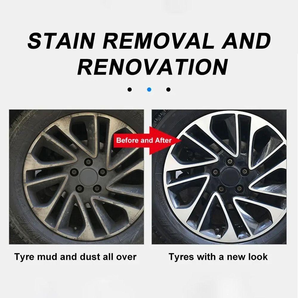 1Pcs Easy To Cleaning Rims Spokes Car Wheel Brush Non-Slip Handle Auto Wash Glove