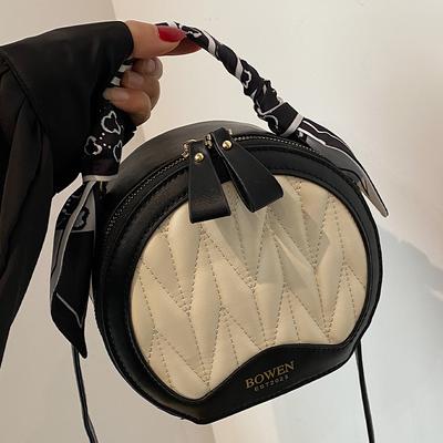 French Niche High-end Handbag Women's New  Autumn/winter Fashion Versatile Small Round Bag Popular Crossbody Bag