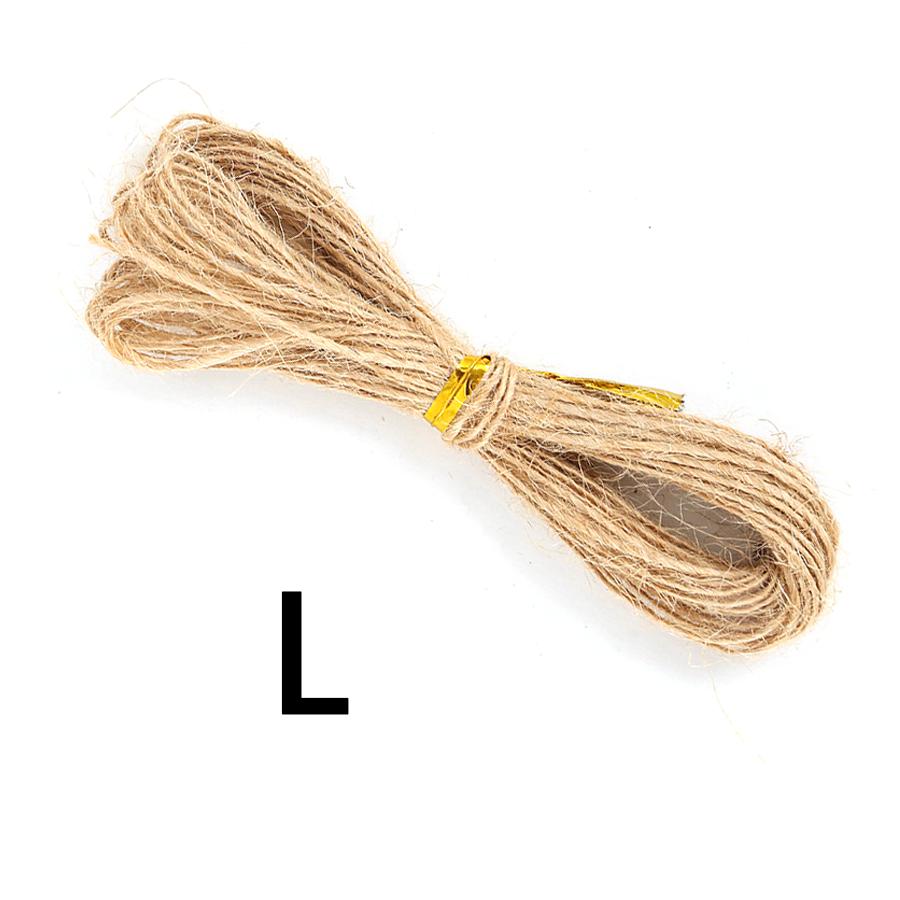 1/3/5pcs Handmade Weaving Hemp Rope 10m Pendant Hang Tag DIY Photo Wall Textile Accessories Creative Curtain Tying Rope XJM