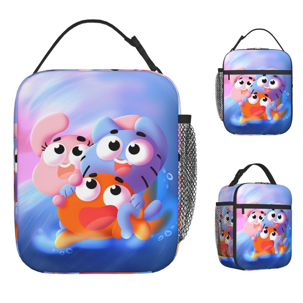 Gumballs And Darwins Lunch Bag Casual Lunch Box Picnic Convenient Tote Food Bags For Women Oxford Designer Cooler Bag