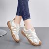 Large Size Women Shoes 2026 Autumn New Lightweight Comfort Soft Sole Vulcanized Shoes Outdoor Non Slip Lace Up Platform Sneakers