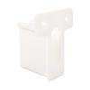 12pcs Wire Shelf End Bracket White Plastic Closet Shelves Brackets with Screws