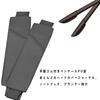 BRIIKPP Black PU Leather Slim Pen Case with Elastic Band for Holds 2 Compatible with and B6 Sizes Planners, Pens, A4, A5, B5,
