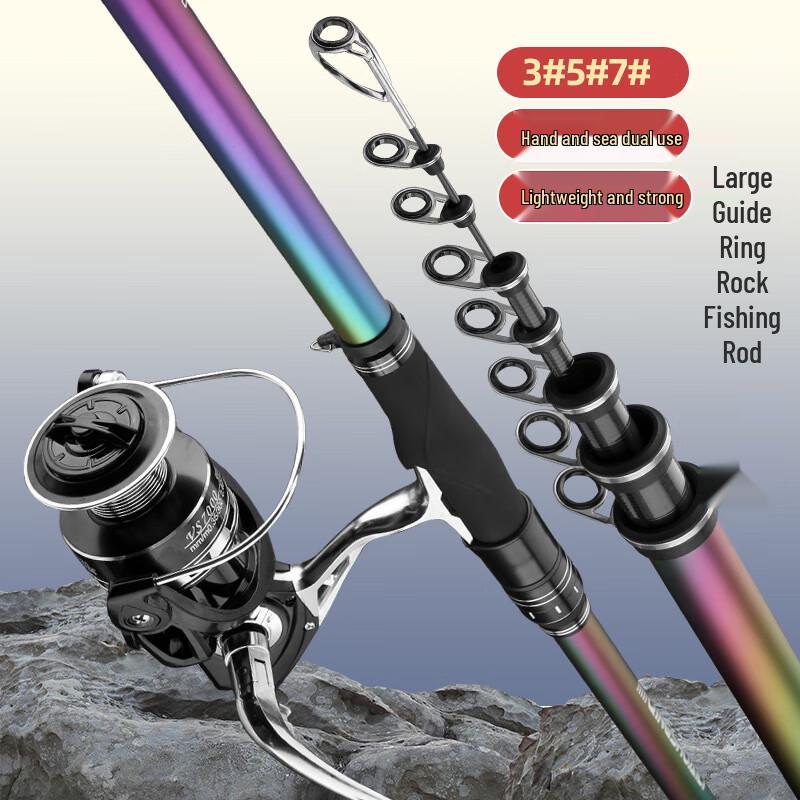 iosn Carbon Fiber Long Cast ISO Fishing Rod