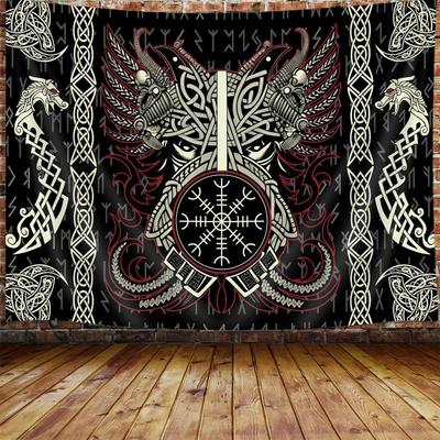 Tapestry Ptrxobj Viking Scandinavian Cool Dragon