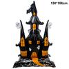 Halloween Party Decor Standing Inflatable Aluminum Foil Balloon Ghost Pumpkin Skull Haunted House Tombstone Skeleton Balloon