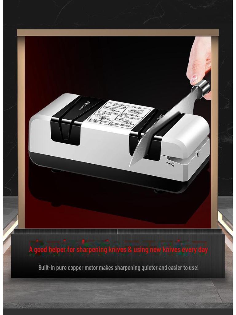 Four-in-One Automatic Electric Knife Sharpener for Diamond and Jade