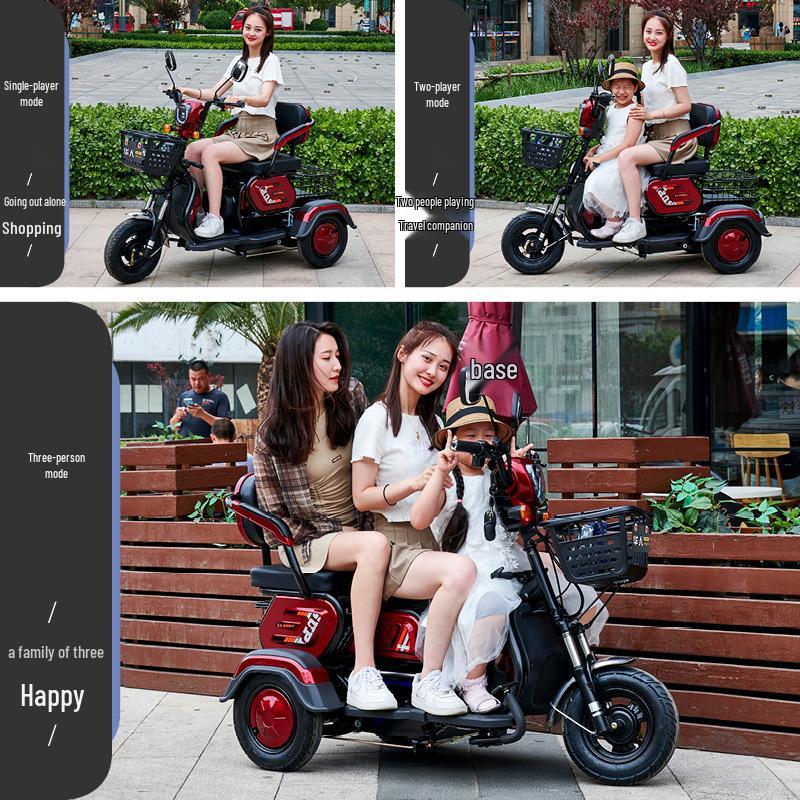 Compact Electric Tricycle for Adults: Senior-Friendly Commuter Scooter