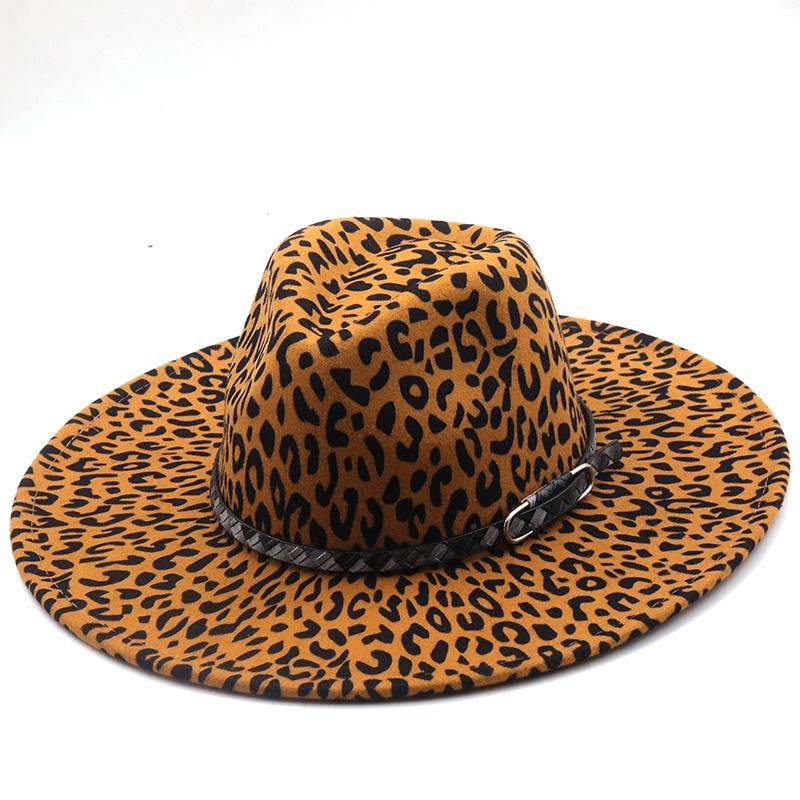 Semplice Cappello Fedora In Lana Invernale Stile Britannico Uomo Donna Tesa Larga Grande 9 cm Derby Matrimonio Chiesa Cappelli Jazz