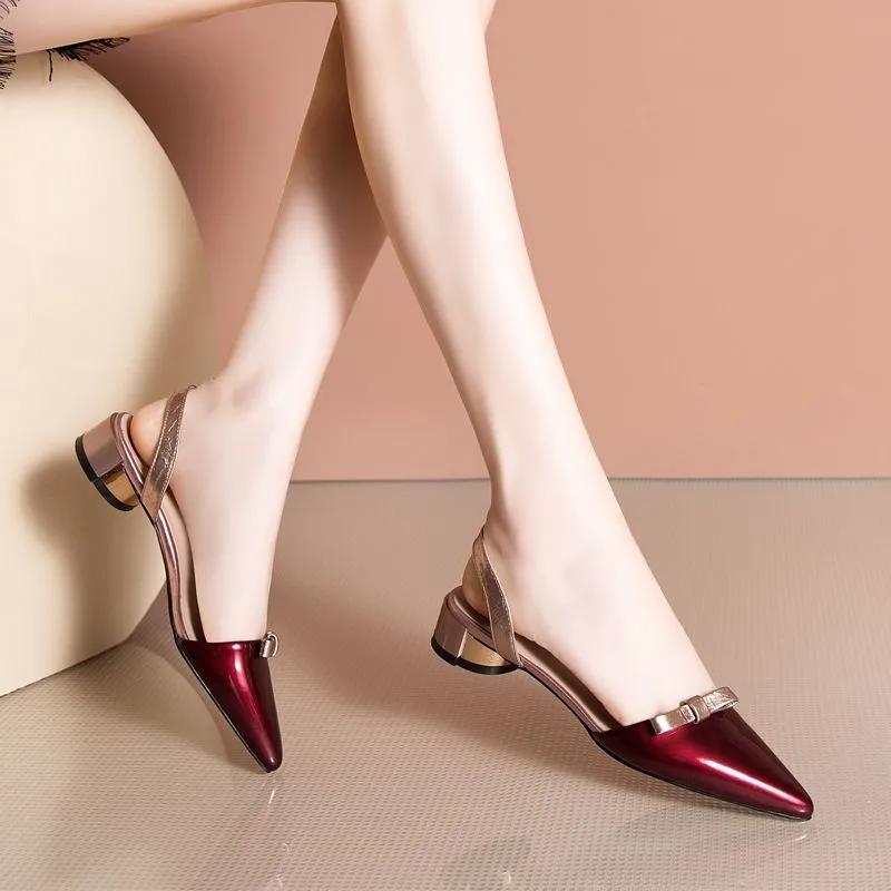 Women Fashion Light Weight High Quality Spring Summer Elegant Footwear Lady Casual Comfort Heel Shoes & Pumps Ab566