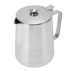Milk Frothing Pitcher Steaming Pitcher Stainless Steel Coffee Milk Cup Milk Frother Cup with Lid