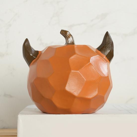 Halloween Pumpkin Ornament Indoor Outdoor Pumpkin Statue Dining Table Living Room Bedroom Decoration