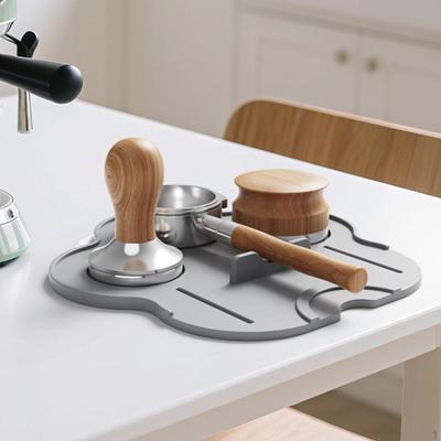 Coffee Tamper Mat Corner Pad Tool Silicone Soft Anti Slip Portafilter Espresso Accessory