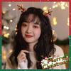 Christmas Elk Antler & Bell Fairy Headband: Festive Hair Accessory