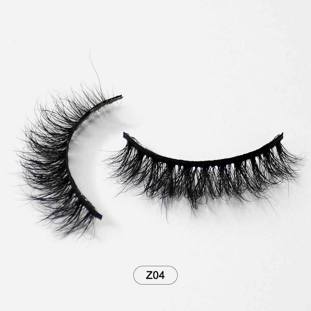 Dropshiping Makeup Mink Lashes Fluffy Soft Full Fake Eyelashes Natural False Eyelashes Wispy Lash Extension