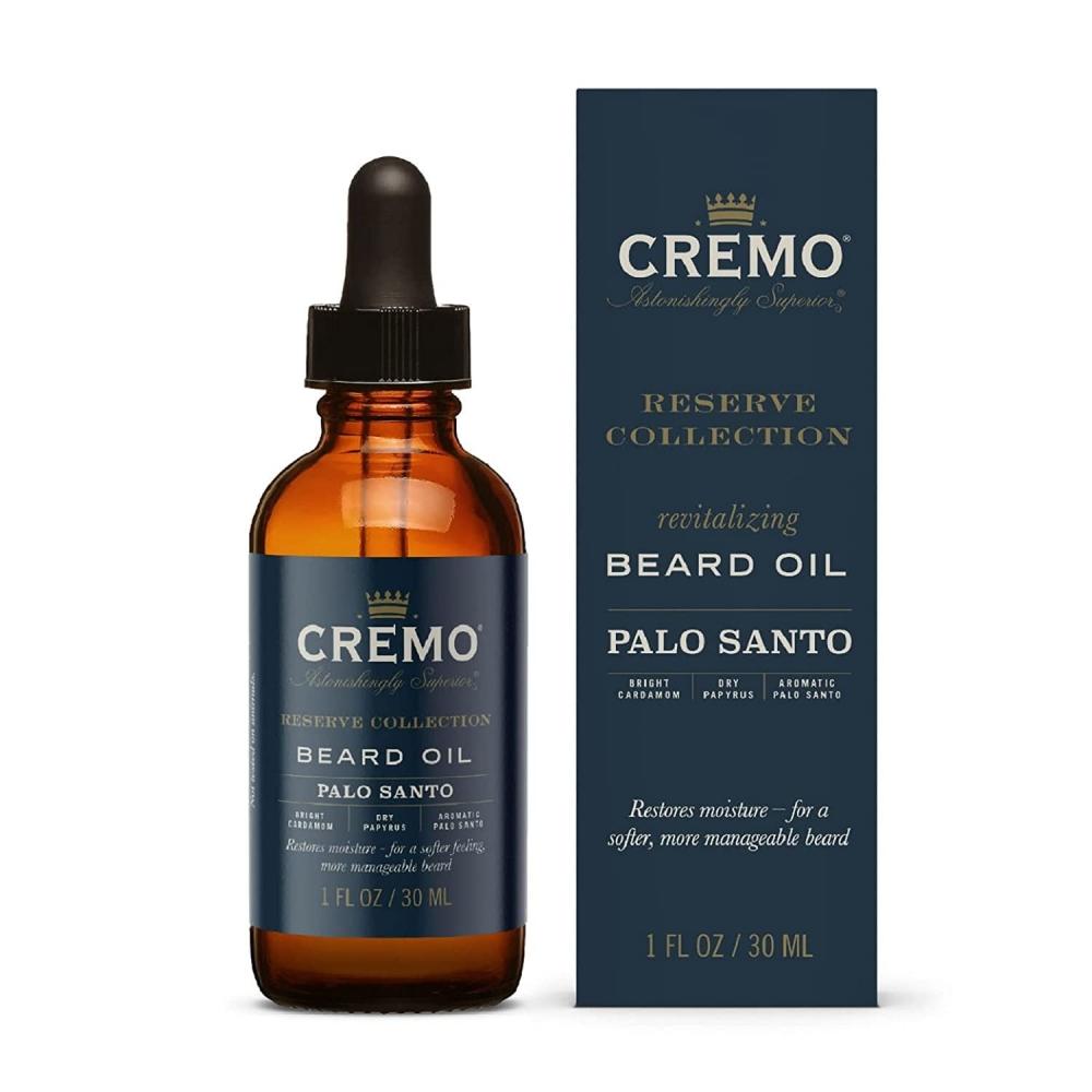 Cremo Reserve Collection  Revitalizing Beard Oil  Palo Santo  1 Fl Oz  30 Ml 