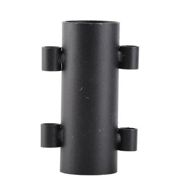 Canopy Pole Fixer with Dual Side Hole Awning Tube Metal Holder for Outdoor Camping Tent Patio