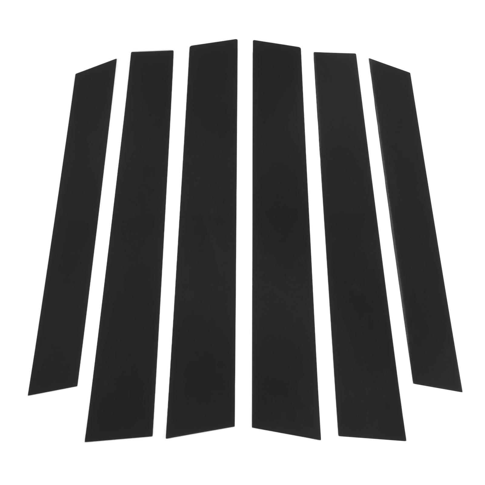 

6 шт. глянцевая черная накладка на стойку столба для боковых дверей, наклейка для CRВ 20072011