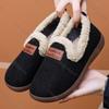 Fashion Comemore Cotton Shoes Women Autumn Winter New Warm Home Leisure Plush Slippers Padded Thickened Flats Slip on Women's Shoes