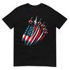 Patriotic USA Flag Fighter Jets Boys 4th of July T-Shirt