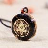 Amethyst Pendant Chakra Necklace Women Men Meditation Jewelry Amulet Accessories