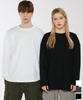NANDE Long Sleeve Crew Neck Basic Slit T-Shirt 3 Colors