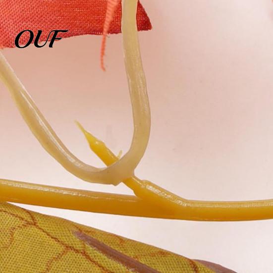 Simulated Foliage for Porch 2Pcs Artificial Fall Leaves Garland, Autumn Maple Leaf Vines Thanksgiving Garland Mantle Decor, Faux Indoor Outdoor