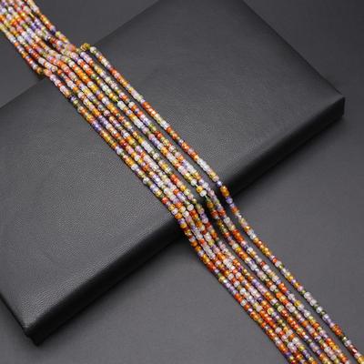 Cuentas de piedra Natural de circón, cuentas facetadas ovaladas, dijes para fabricación de joyería, collar, pulsera, pendientes, accesorio