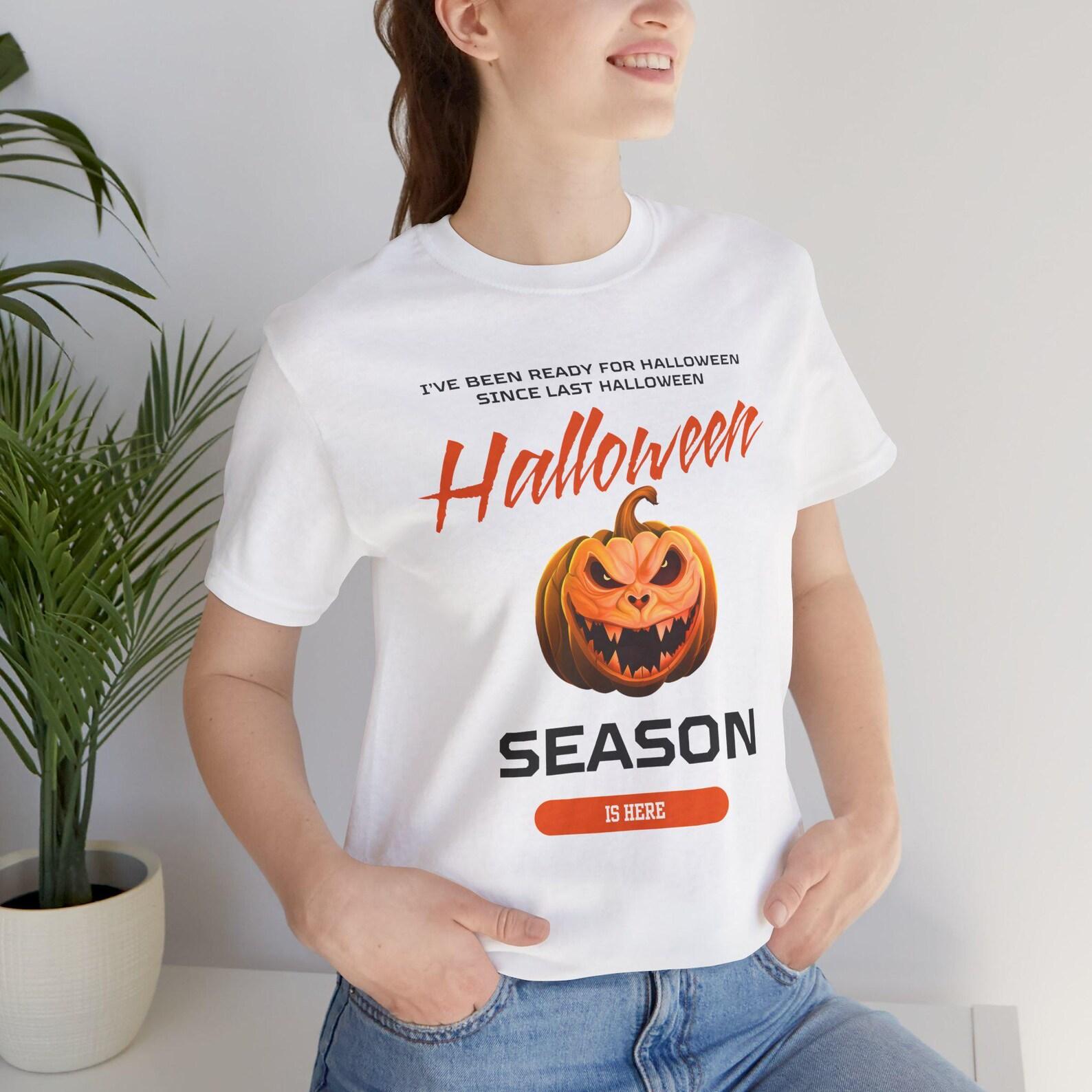 Halloween Pumpkin Tee: Unisex Spooky Season Shirt S