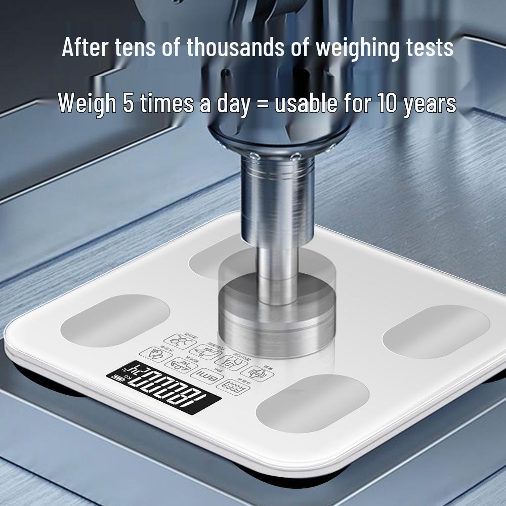 Inteligentna waga Bluetooth do pomiaru tkanki tłuszczowej z możliwością ładowania