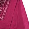 Trifong Bandana Rot Paisley Erwachsene Baumwolle 100% Großes Cashew-Muster Herren Damen Taschentuch 55cm x 55cm Kirsche