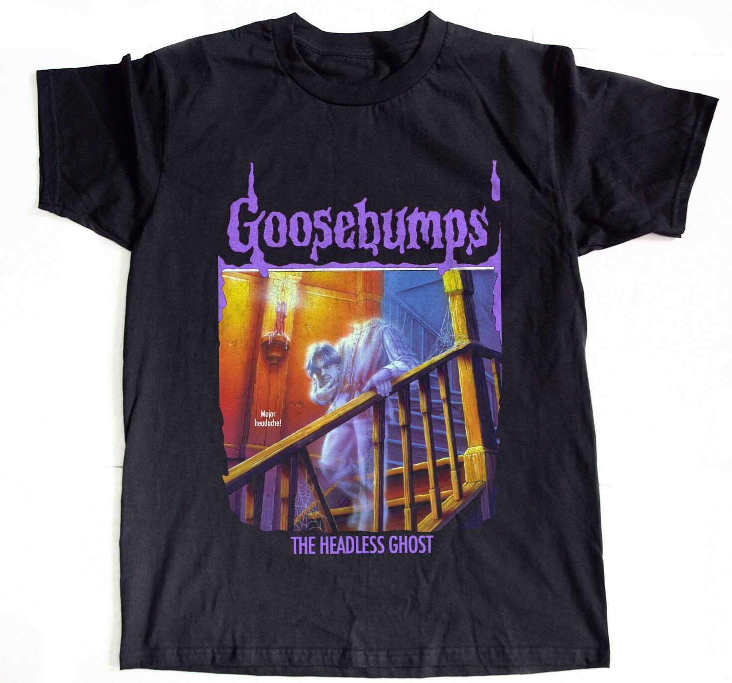 Goosebumps - The Headless Ghost Horror Black Unisex T-shirt Size S-5XL XXXXL