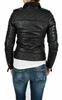 Real Slim Fit Biker Jacket Women's Lambskin Leather Jacket Motorcycle Genuine